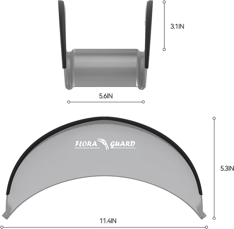 FLORA GUARD Garden Hose Holder, Heavy-Duty Metal Hose Hanger, Holds Up to 125 ft, Gaeden Hose Wall Mount for Outdoor Patio, Rust and Slip Resistant (Gray) - Image 2